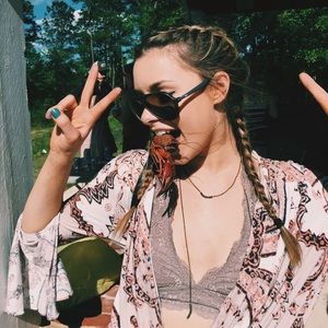 Free people printed top